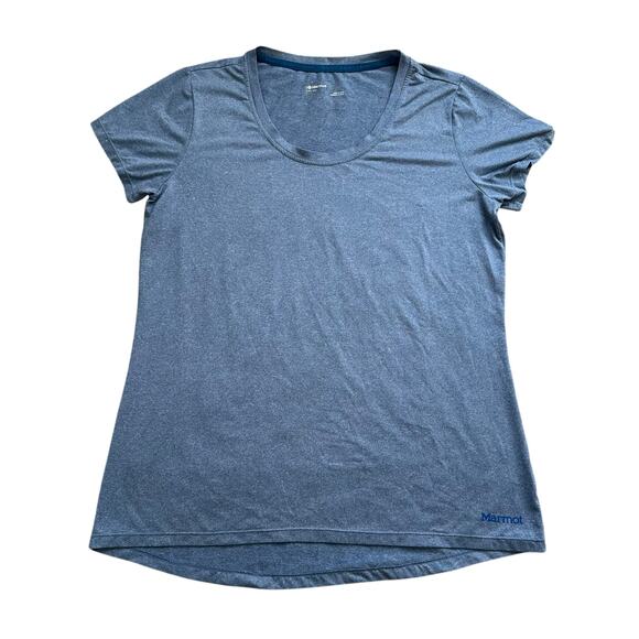 Marmot blue short-sleeve t-shirt size L - Picture 10 of 10